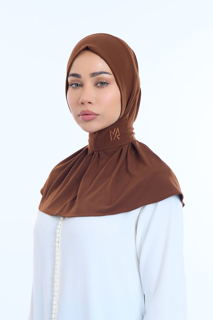 Instant Hijab Premium II Dark Chocolate