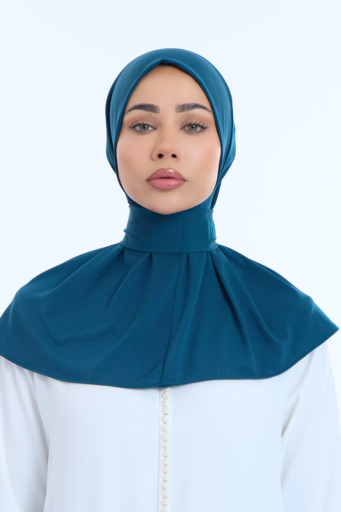 Instant Hijab Premium II Dark Teal Blue