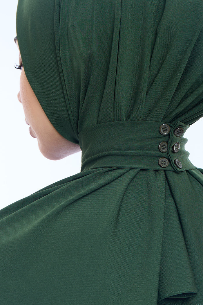 Instant Hijab Premium II Deep Forest