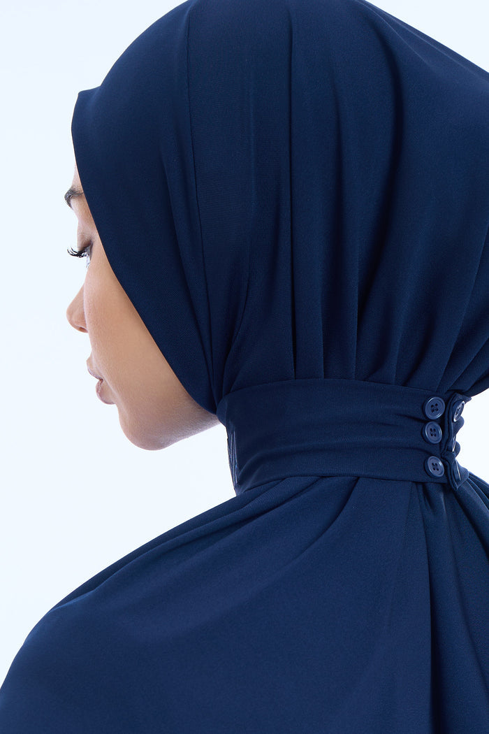 Instant Hijab Premium II  Deep Navy