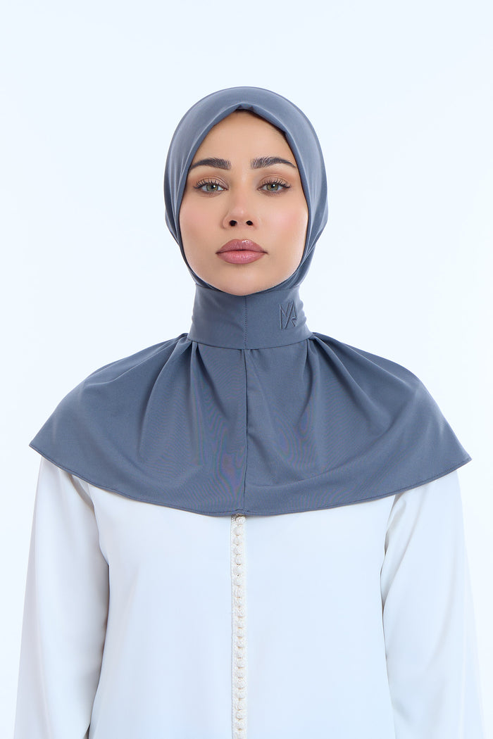 Instant Hijab Premium II  Deep Slate Blue