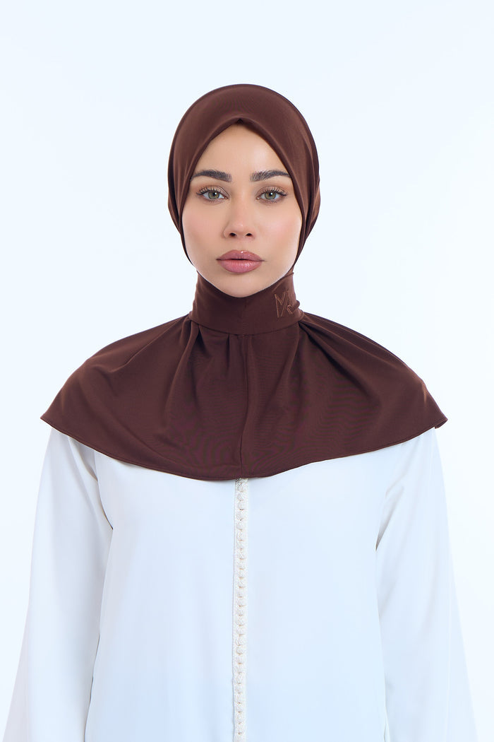 Instant Hijab Premium II Espresso Brown