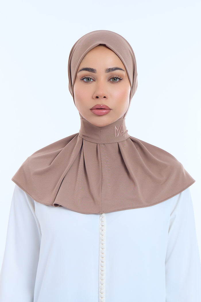 Instant Hijab Premium II Mocha Brown