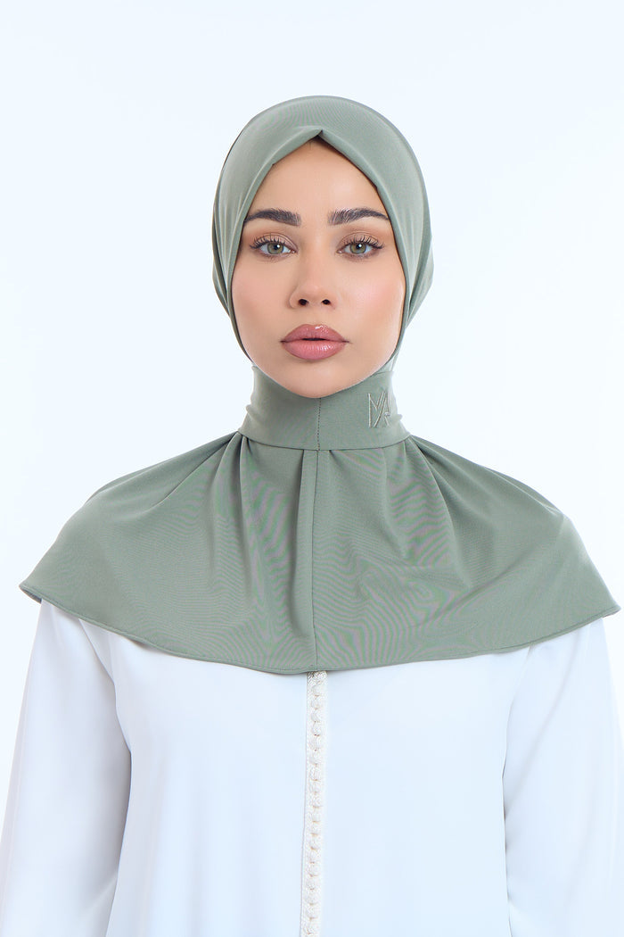 Instant Hijab Premium II Moss Green