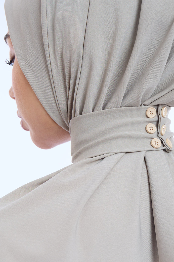 Instant Hijab Premium II Soft Greige