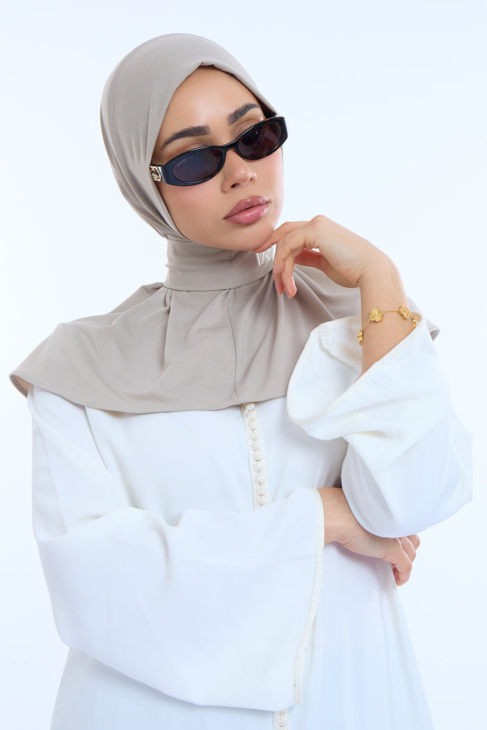 Instant Hijab Premium II Soft Greige