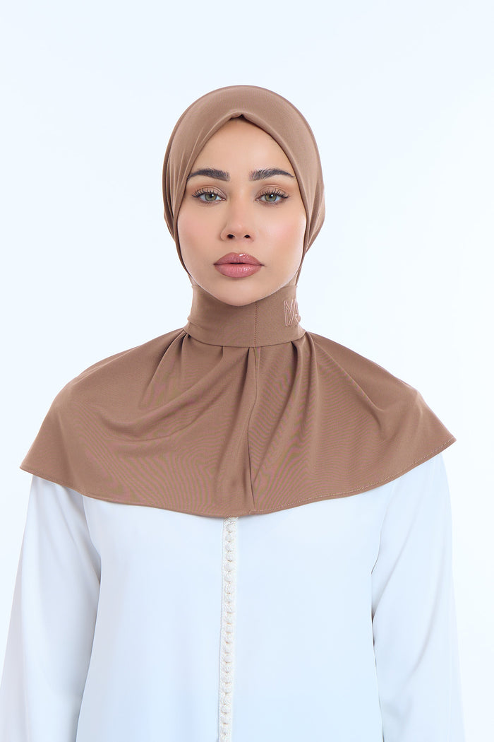 Instant Hijab Premium II  Walnut Brown