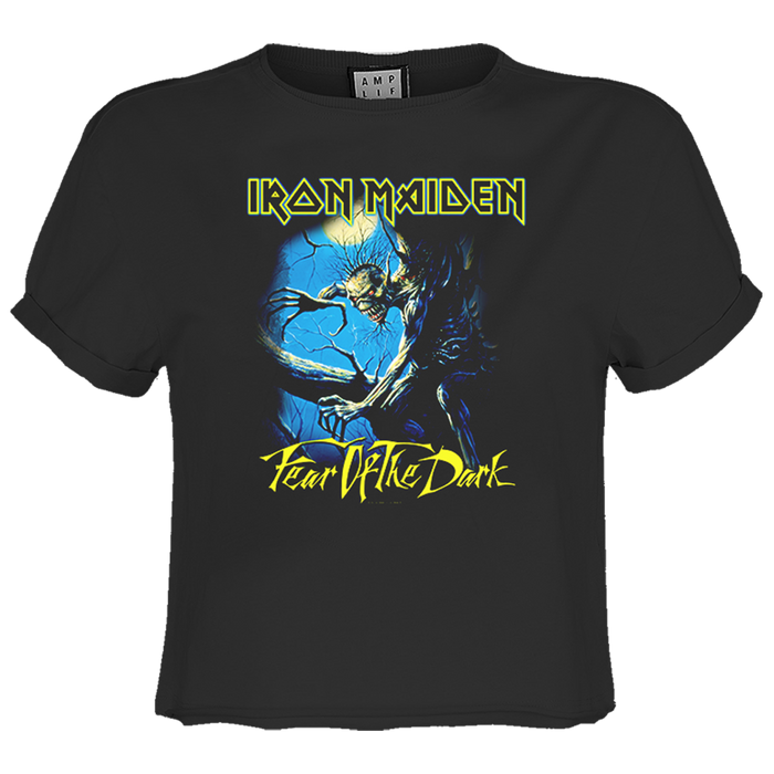 Iron Maiden T-shirt - Fear of the Dark Crop Top Amplified