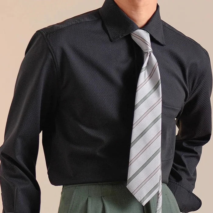 Italian business casual dress shirt - AntoniosClothing - Khaki