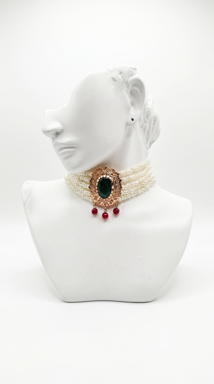 Jaouhar Necklace/Green