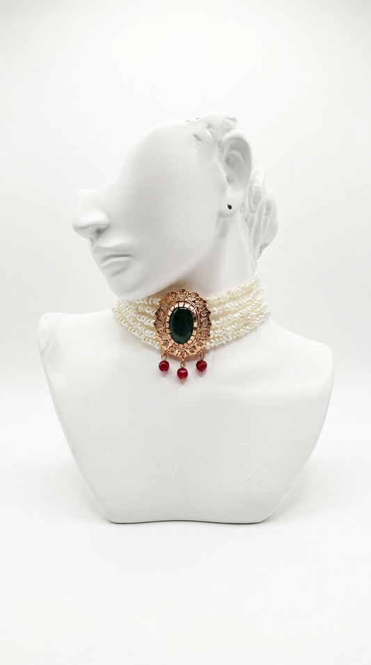 Jaouhar Necklace/Green