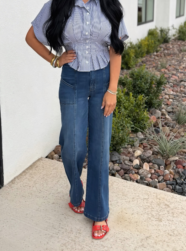 Jean High Rise Wide- Align