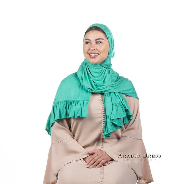 Jersey Hijab Luna Jungle Green