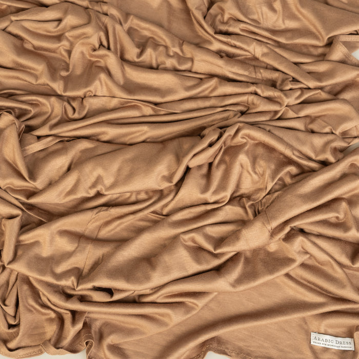 Jersey Hijab Sara Nude Brown