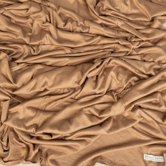 Jersey Hijab Sara Nude Brown