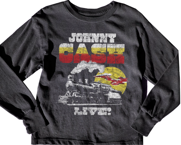 Johnny Cash Live LS Tee