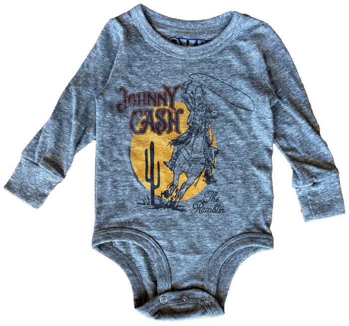 Johnny Cash Rambler LS Onesie