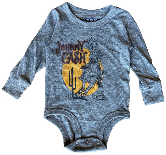 Johnny Cash Rambler LS Onesie
