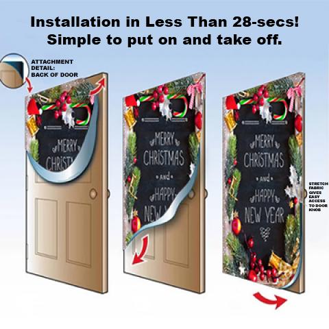 Grumpy Cat Door Cover Jolly Grumpy Cat