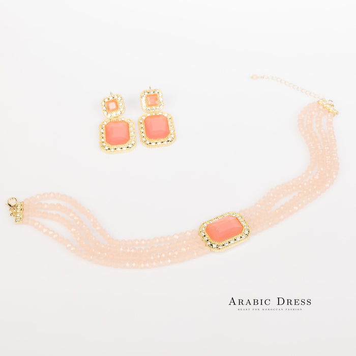 K Pink Mi-So Necklace set
