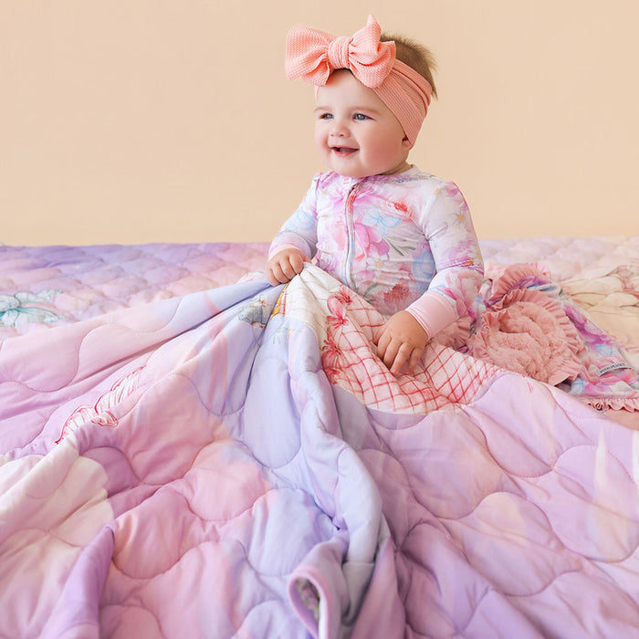 Katrina & Skyler Reversible Quilted Patoo® Blanket