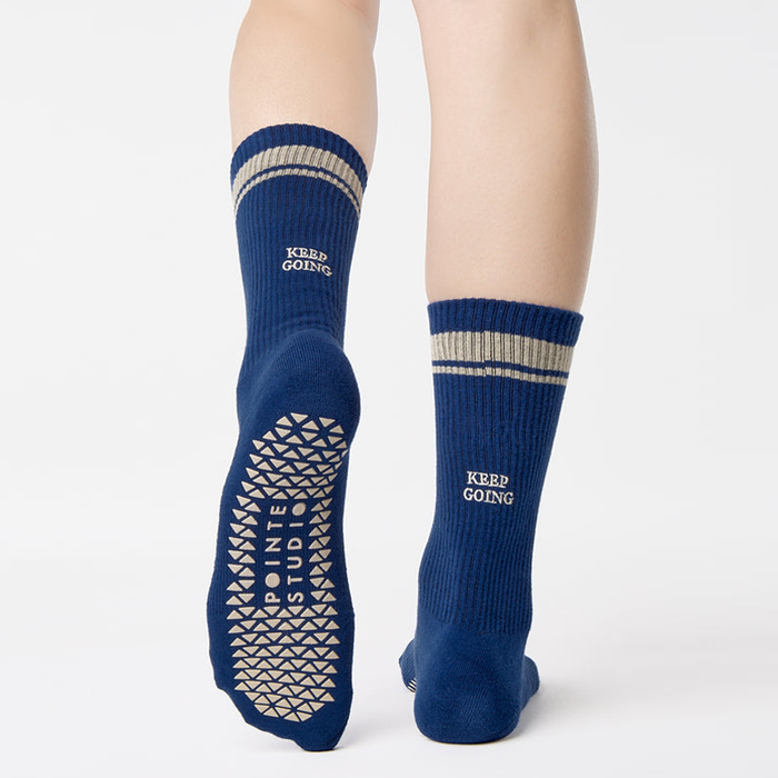 Keep Going Crew Grip Sock