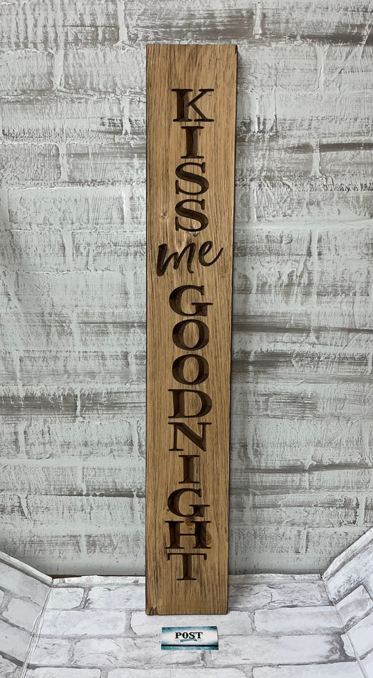 "Kiss Me Goodnight" Wall Decor