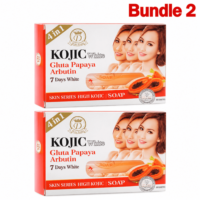 Kojic White Gluta Papaya Arbutin 7 Days White Soap 160 ml - Yado African & Caribbean Market