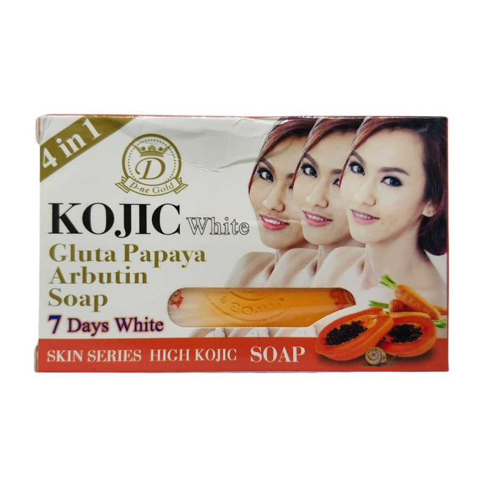 Kojic Gluta Papaya Arbutin Whitening Soap – Single Unit (Inventory Stock)