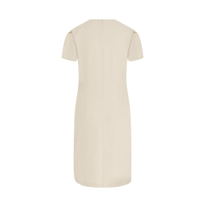 La Beeby Elena Faux Wrap Twill Dress