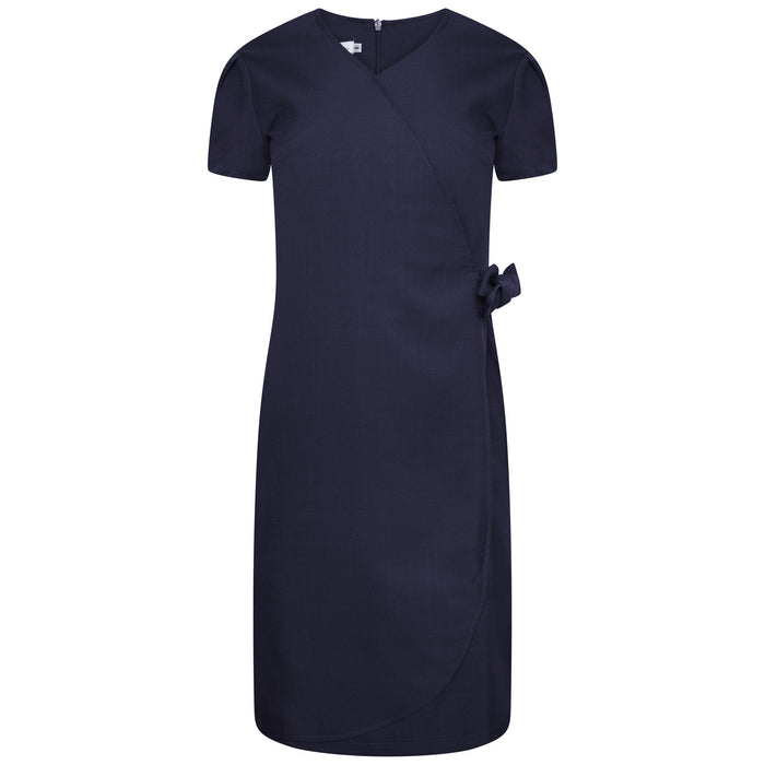 La Beeby Elena Faux Wrap Twill Dress