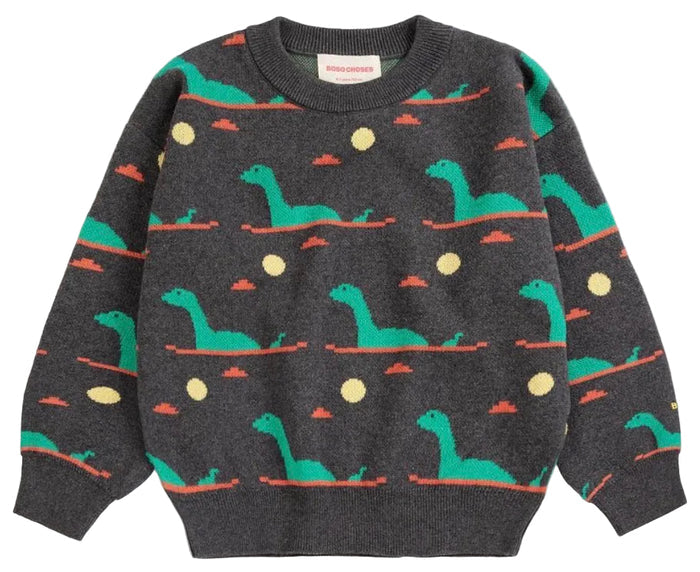 Lake Monster All Over Jacquard Sweater