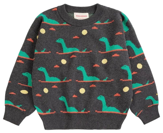 Lake Monster All Over Jacquard Sweater