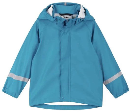 Lampi - Waterproof Rubber Rain Jacket - Aquatic Blue