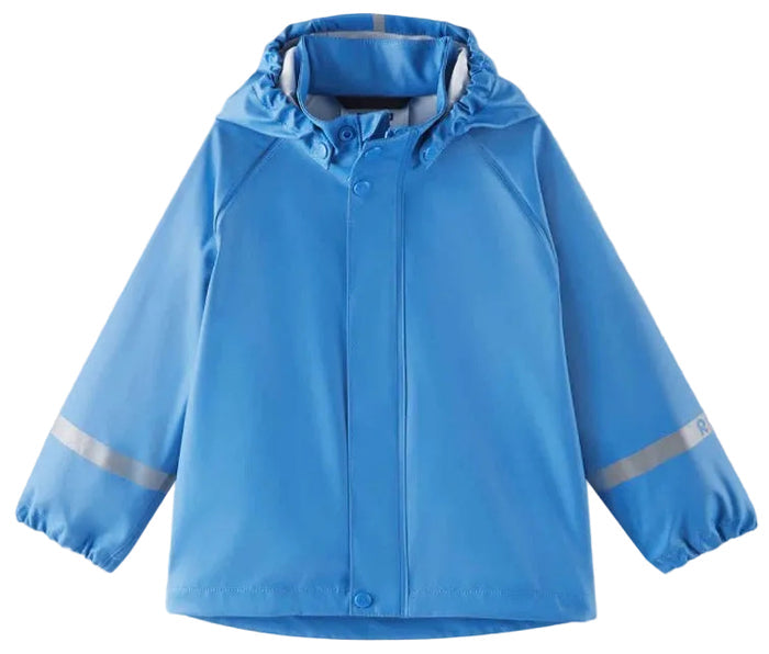Lampi - Waterproof Rubber Rain Jacket - Cool Blue