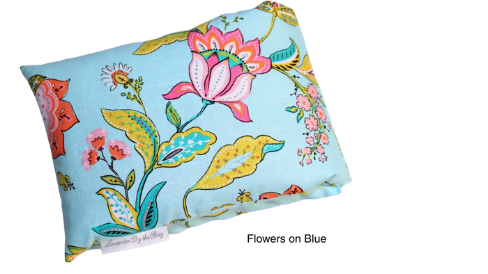 Flowers on Blue