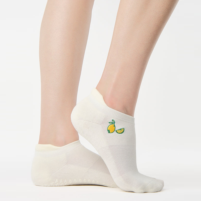 Lemons Full Foot Grip Sock