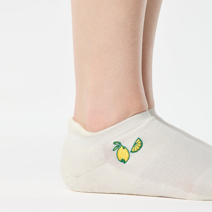 Lemons Full Foot Grip Sock