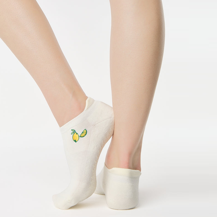 Lemons Full Foot Grip Sock
