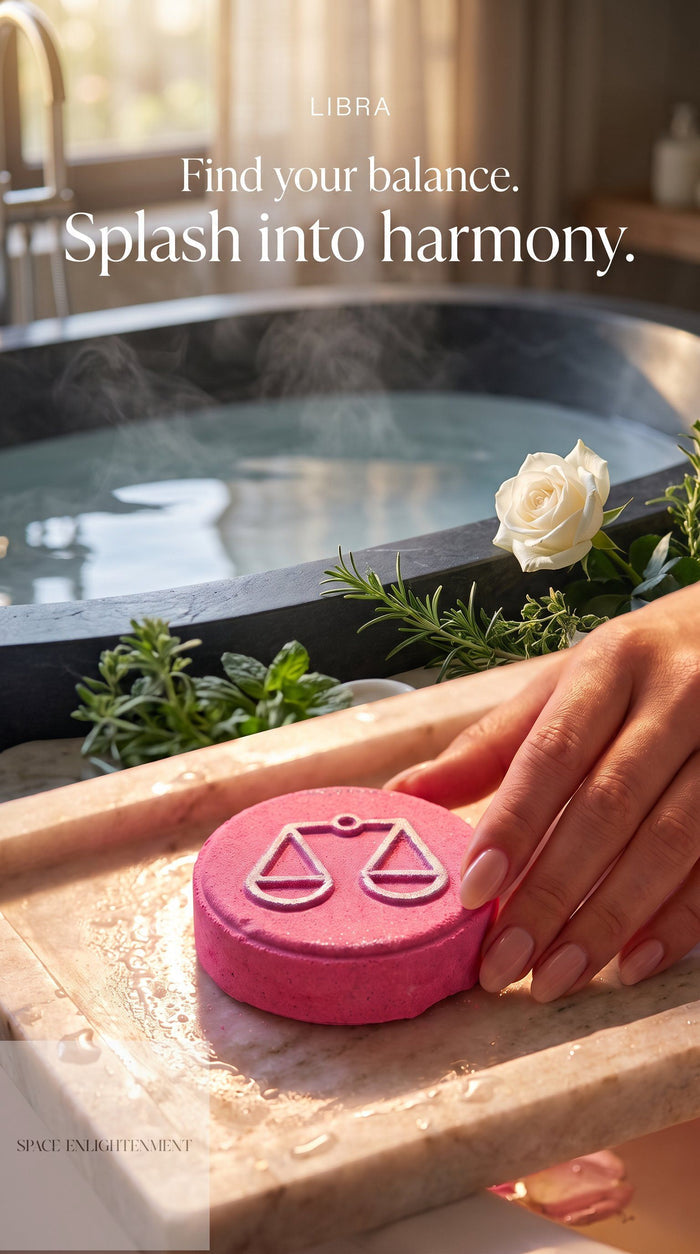 Libra Bath Bombs Set of Zodiac Fizzers