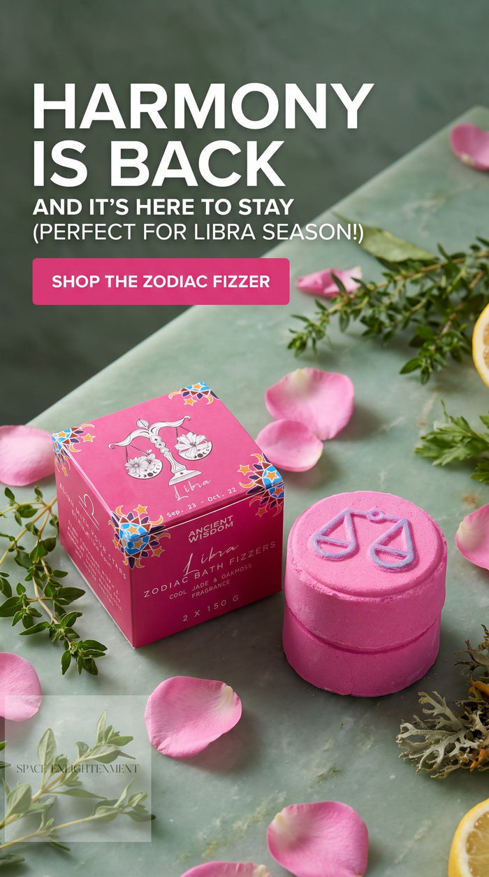 Libra Bath Bombs Set of Zodiac Fizzers