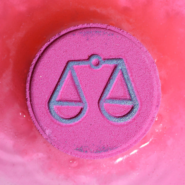 Libra Bath Bombs Set of Zodiac Fizzers