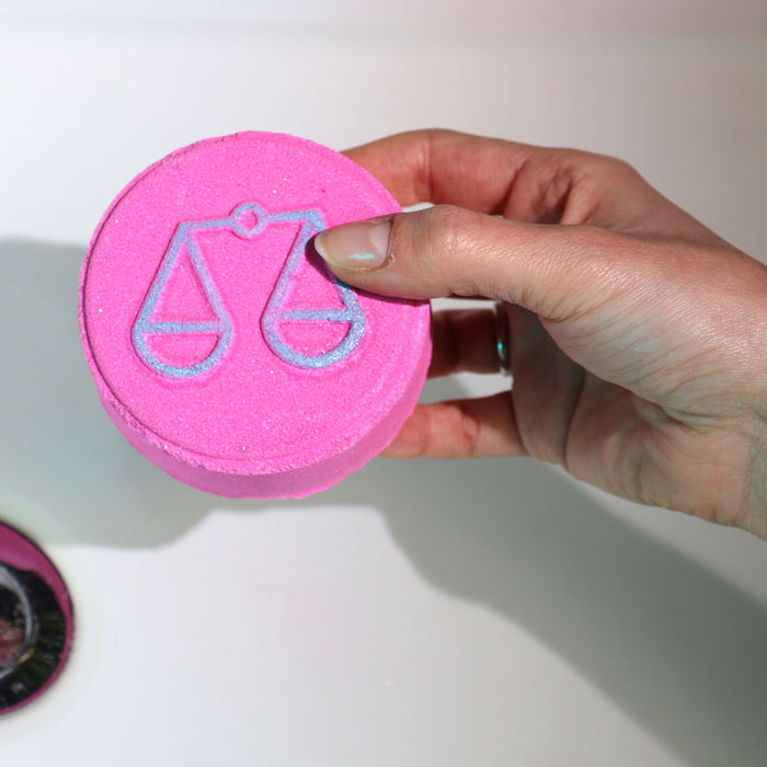 Libra Bath Bombs Set of Zodiac Fizzers