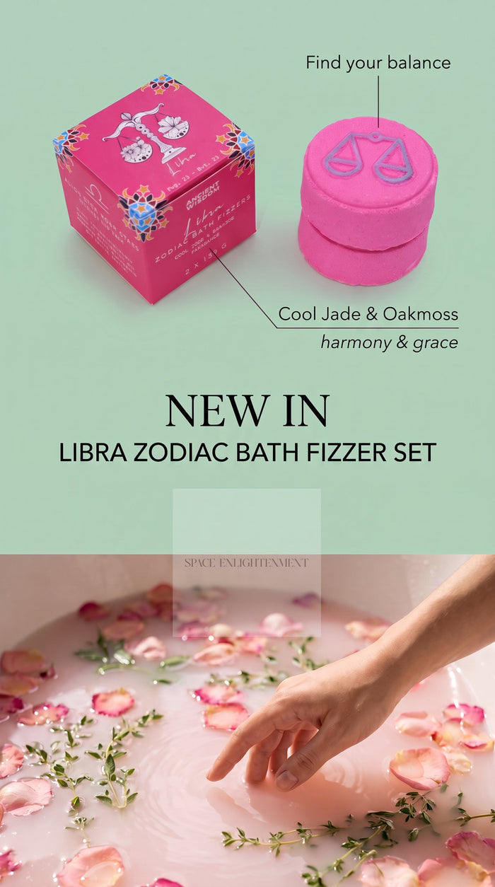 Libra Bath Bombs Set of Zodiac Fizzers