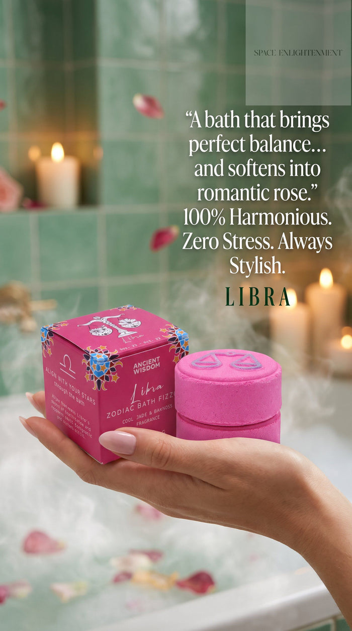 Libra Bath Bombs Set of Zodiac Fizzers