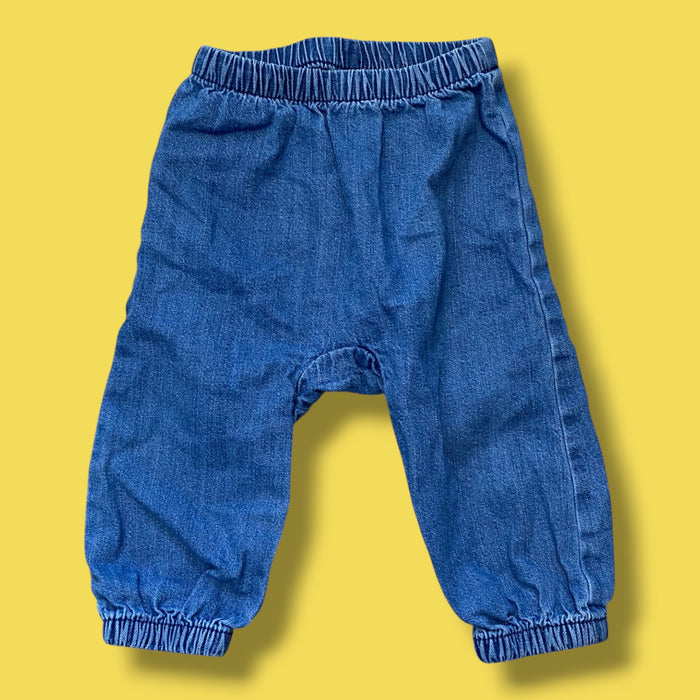 light Old Navy harem denim, 12-18m