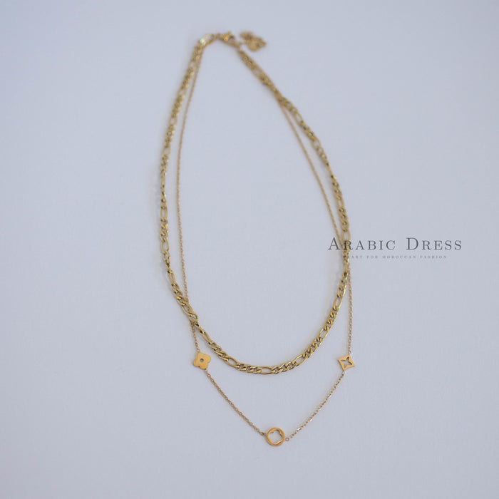 LILA GOLD NECKLACE