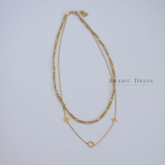 LILA GOLD NECKLACE