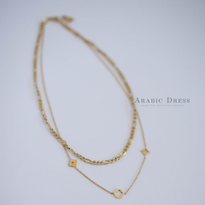 LILA GOLD NECKLACE