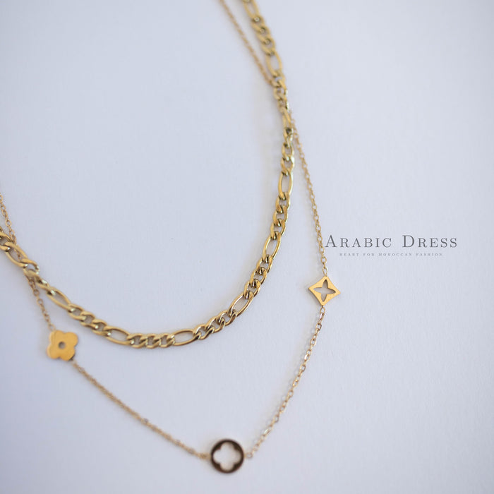 LILA GOLD NECKLACE